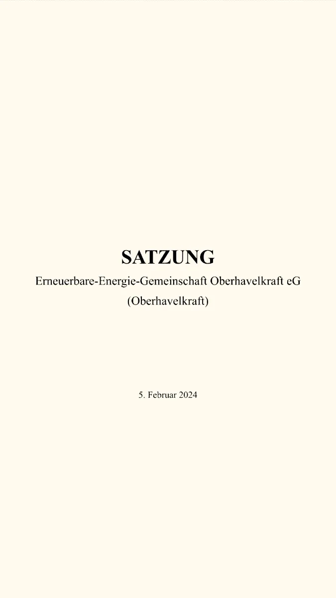 Gründungsversammlung